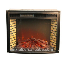 IF-1523 Curved Steel Decorative Electric Fireplace Insert Heater
